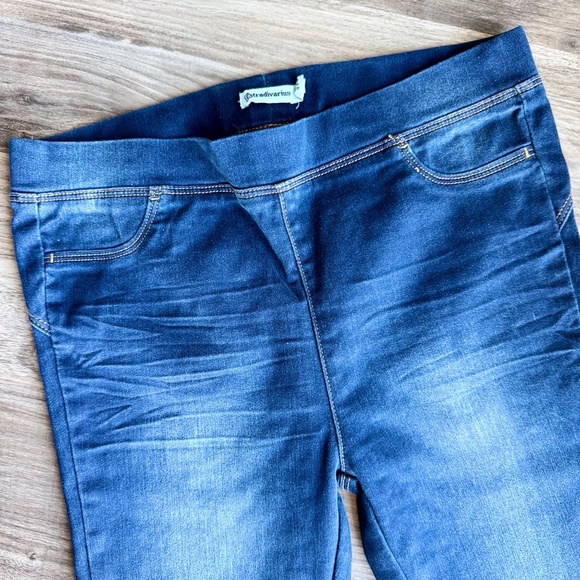 Stradivarius Dark Wash Stretch Jeggings Skinny Fit Size 6 - Picture 4 of 13